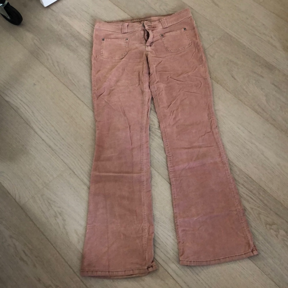Pink corduroy pant in dusty pink - size 29